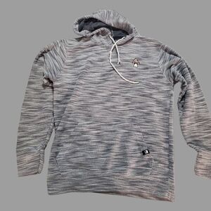 Gray Dikotomy Hooded Sweater with Mushroom Logo